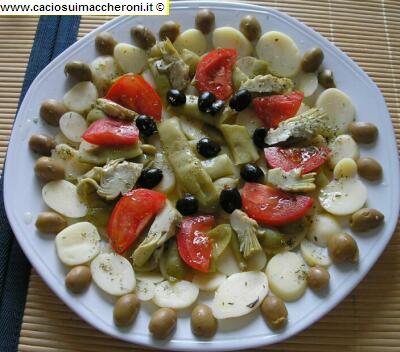 Patate con piattoni e olive