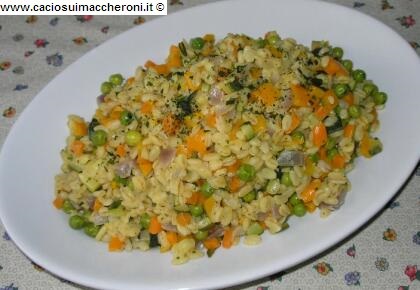 Verdure maggesi con grano